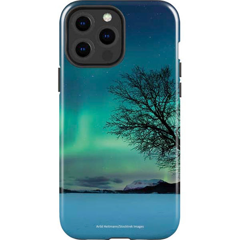 StockTrek Aurora Borealis over a lake in Norway iPhone 15 Pro Max Impact Case