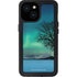 StockTrek Aurora Borealis over a lake in Norway iPhone 15 Waterproof Case