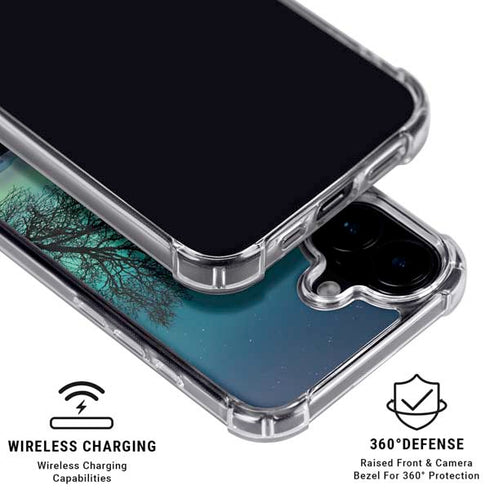 StockTrek Aurora Borealis over a lake in Norway iPhone 16 MagSafe Case