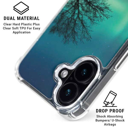 StockTrek Aurora Borealis over a lake in Norway iPhone 16 MagSafe Case