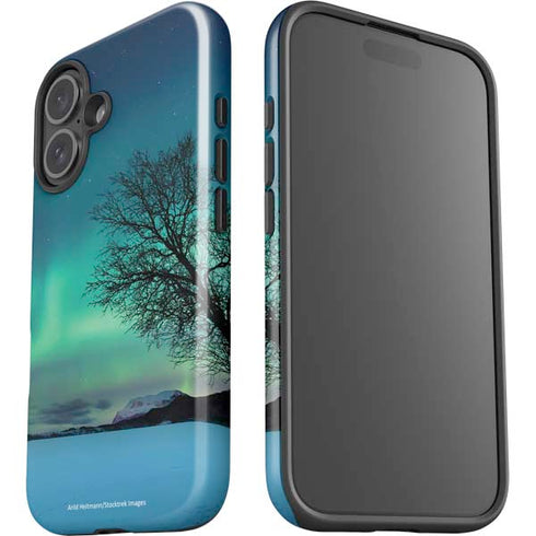 StockTrek Aurora Borealis over a lake in Norway iPhone 16 Plus Impact Case