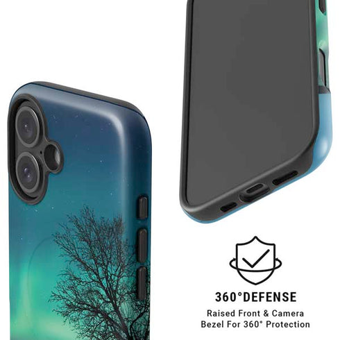 StockTrek Aurora Borealis over a lake in Norway iPhone 16 Plus Magsafe Impact Case