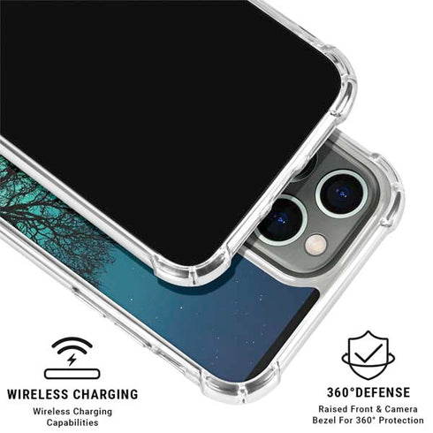 StockTrek Aurora Borealis over a lake in Norway iPhone 16 Pro Clear Case