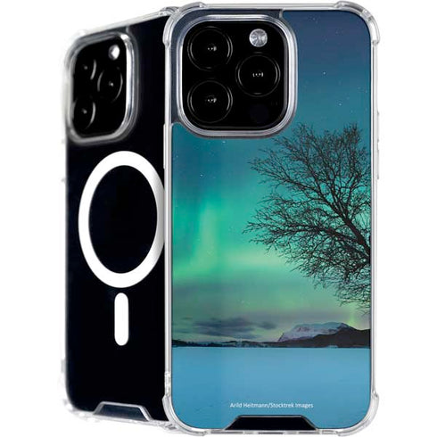 StockTrek Aurora Borealis over a lake in Norway iPhone 16 Pro Max MagSafe Case