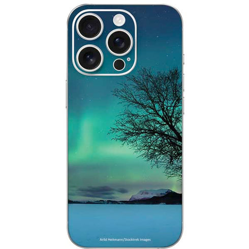 StockTrek Aurora Borealis over a lake in Norway iPhone 16 Pro Skin