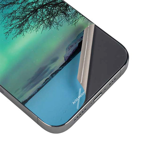 StockTrek Aurora Borealis over a lake in Norway iPhone 16 Pro Skin