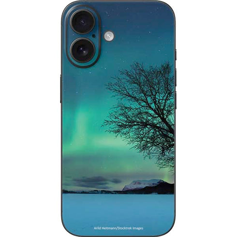 StockTrek Aurora Borealis over a lake in Norway iPhone 16 Skin
