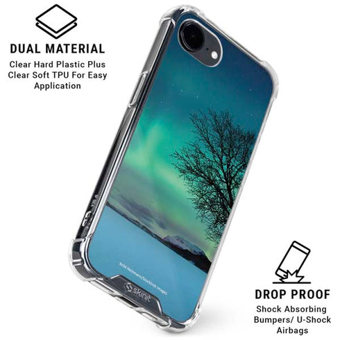 StockTrek Aurora Borealis over a lake in Norway iPhone 16e Clear Case