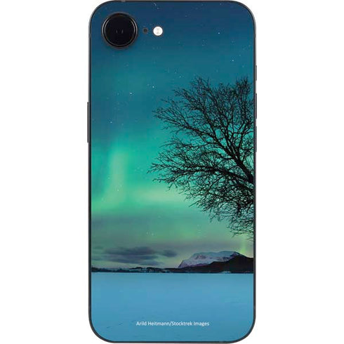 StockTrek Aurora Borealis over a lake in Norway iPhone 16e Skin