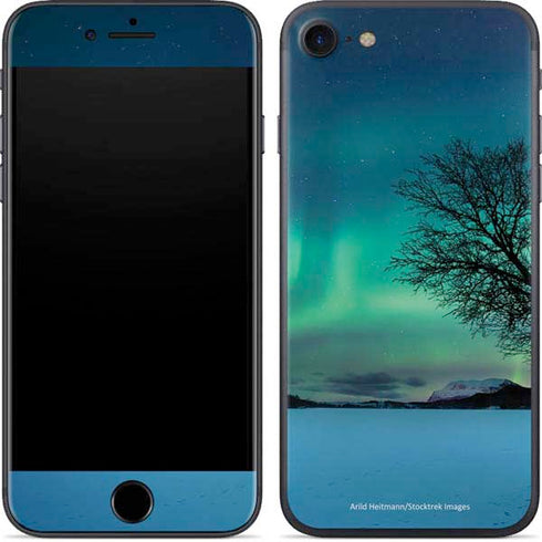 StockTrek Aurora Borealis over a lake in Norway iPhone 7 Skin