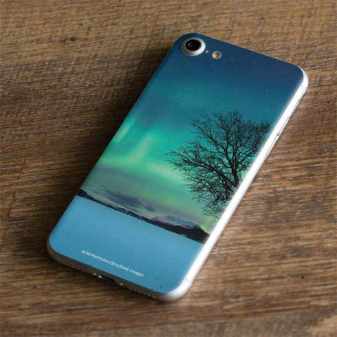 StockTrek Aurora Borealis over a lake in Norway iPhone 8 Skin