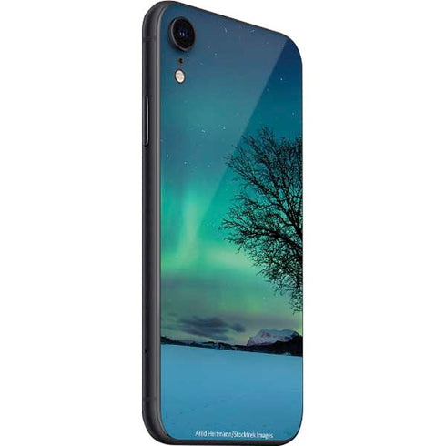 StockTrek Aurora Borealis over a lake in Norway iPhone SE (2nd & 3rd Gen) Skin
