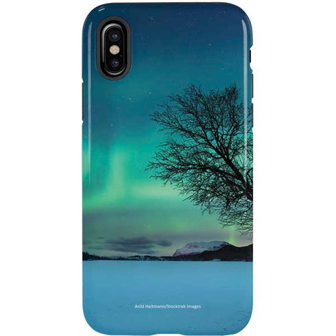 StockTrek Aurora Borealis over a lake in Norway iPhone X Pro Case