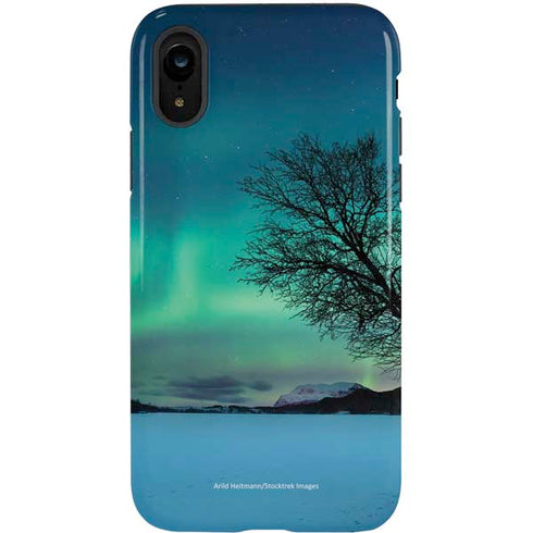 StockTrek Aurora Borealis over a lake in Norway iPhone XR Pro Case