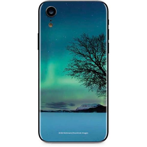 StockTrek Aurora Borealis over a lake in Norway iPhone XR Skin