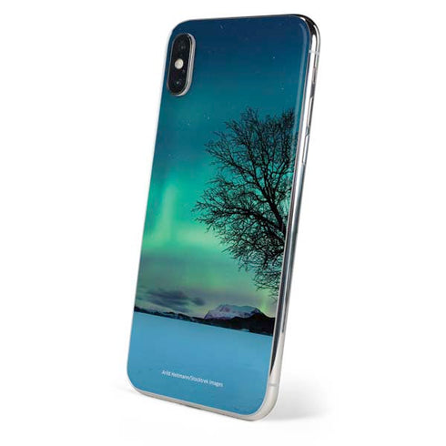 StockTrek Aurora Borealis over a lake in Norway iPhone XS Max Skin