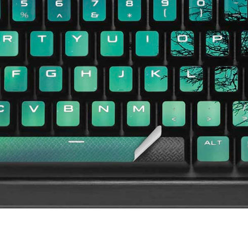 StockTrek Aurora Borealis over a lake in Norway K95 RGB PLATINUM Mechanical Gaming Keyboard Skin
