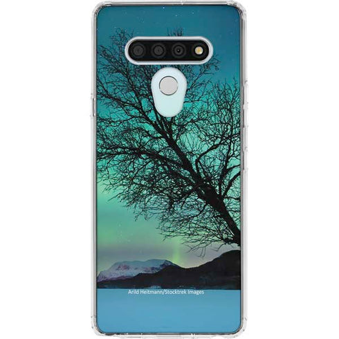 StockTrek Aurora Borealis over a lake in Norway LG Stylo 6 Clear Case