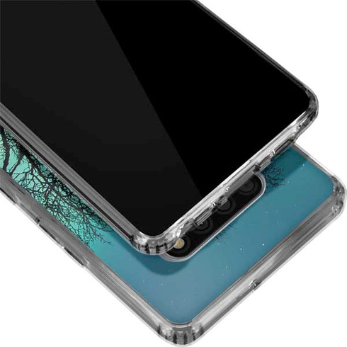 StockTrek Aurora Borealis over a lake in Norway LG Stylo 6 Clear Case