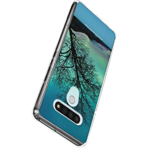 StockTrek Aurora Borealis over a lake in Norway LG Stylo 6 Clear Case