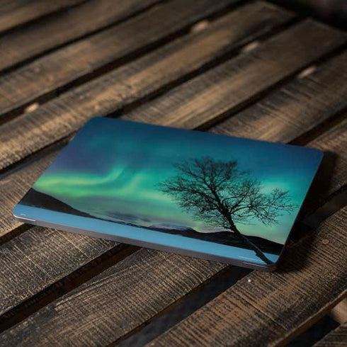 StockTrek Aurora Borealis over a lake in Norway Apple MacBook Air Skin