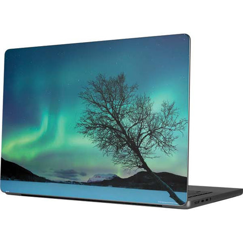 StockTrek Aurora Borealis over a lake in Norway MacBook Pro 14in (2021-24) Skin