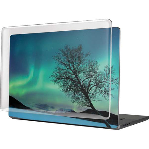 StockTrek Aurora Borealis over a lake in Norway MacBook Cases