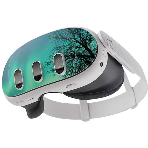 StockTrek Aurora Borealis over a lake in Norway Meta Quest 3 Skin