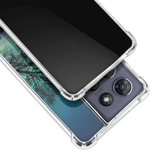 StockTrek Aurora Borealis over a lake in Norway Moto G Play 5G (2025) Clear Case