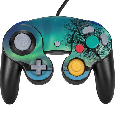 StockTrek Aurora Borealis over a lake in Norway Nintendo Skins