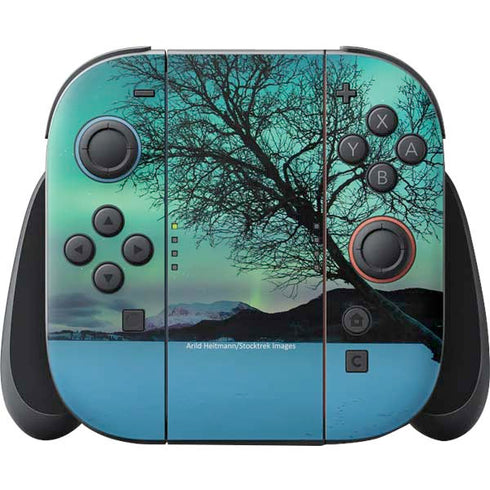 StockTrek Aurora Borealis over a lake in Norway Nintendo Skins
