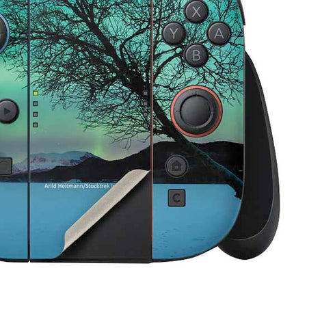 StockTrek Aurora Borealis over a lake in Norway Nintendo Switch 2 (2025) Joy-Con Controller Skin