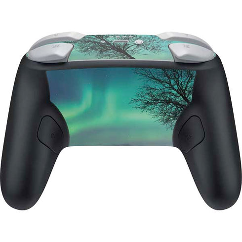 StockTrek Aurora Borealis over a lake in Norway Nintendo Switch 2 (2025) Pro Controller Skin