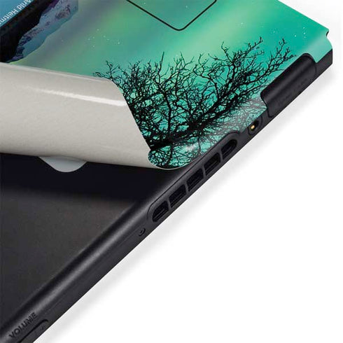 StockTrek Aurora Borealis over a lake in Norway Nintendo Switch Bundle Skin