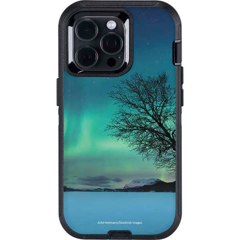 StockTrek Aurora Borealis over a lake in Norway Otterbox Defender iPhone Skin