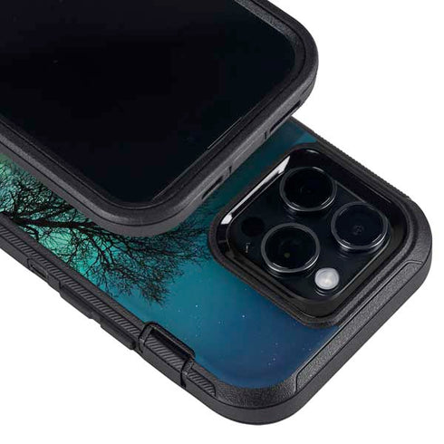 StockTrek Aurora Borealis over a lake in Norway Otterbox Defender iPhone Skin