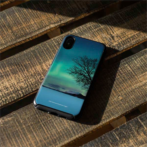 StockTrek Aurora Borealis over a lake in Norway Otterbox Symmetry iPhone Skin