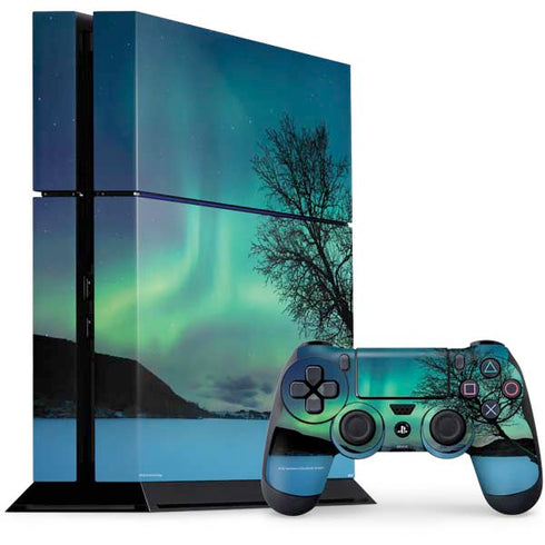 StockTrek Aurora Borealis over a lake in Norway PlayStation PS4 Skins