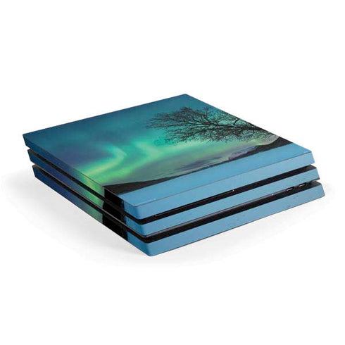 StockTrek Aurora Borealis over a lake in Norway PlayStation PS4 Skins