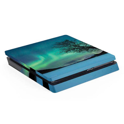 StockTrek Aurora Borealis over a lake in Norway PlayStation PS4 Skins