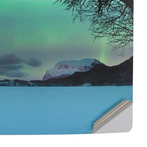 StockTrek Aurora Borealis over a lake in Norway PS5 Pro Console Skin