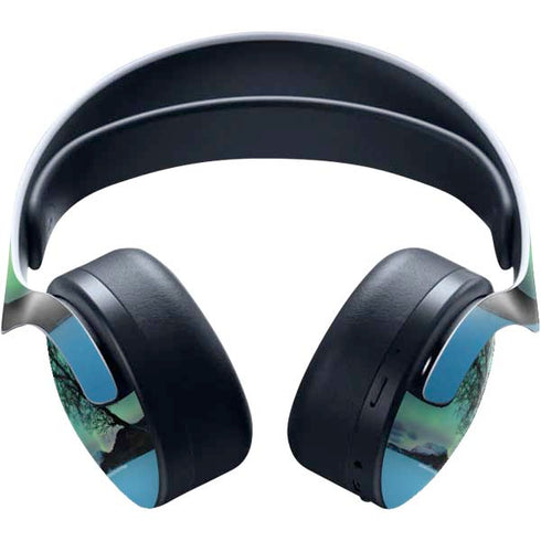 StockTrek Aurora Borealis over a lake in Norway PULSE 3D Wireless Headset for PS5 Skin