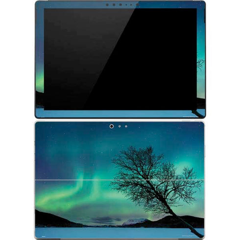 StockTrek Aurora Borealis over a lake in Norway Surface Pro 4 Skin
