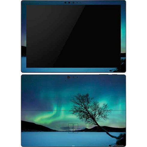 StockTrek Aurora Borealis over a lake in Norway Surface Pro 6 Skin