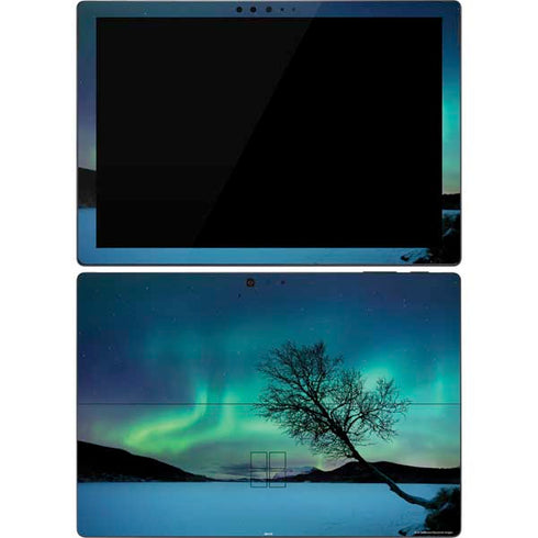 StockTrek Aurora Borealis over a lake in Norway Surface Pro 7 Skin