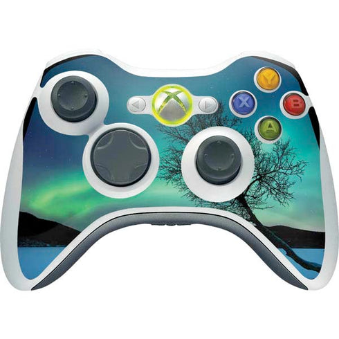 StockTrek Aurora Borealis over a lake in Norway Xbox 360 Wireless Controller Skin