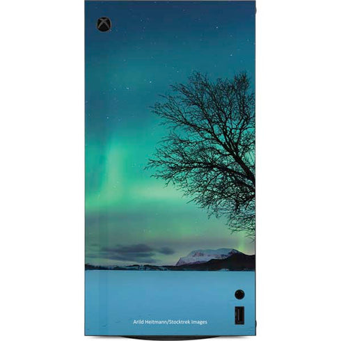 StockTrek Aurora Borealis over a lake in Norway XBox Series X Digital Edition Console Skin