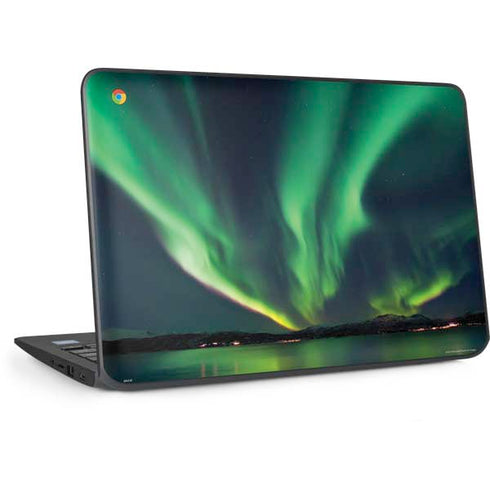 StockTrek Aurora Borealis Over Tjeldsundet in Norway HP Chromebook Skin
