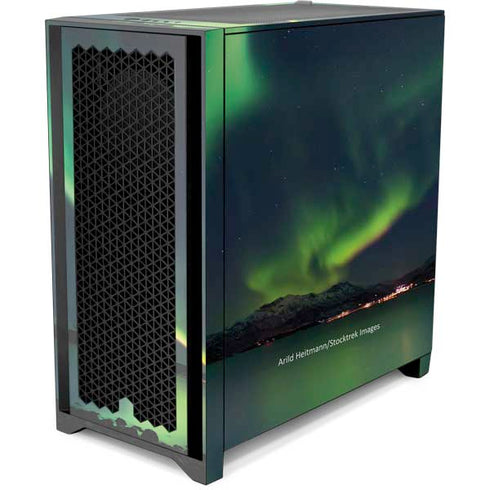 StockTrek Aurora Borealis Over Tjeldsundet in Norway Corsair 4000D Tempered Glass Mid-Tower ATX Case Skin