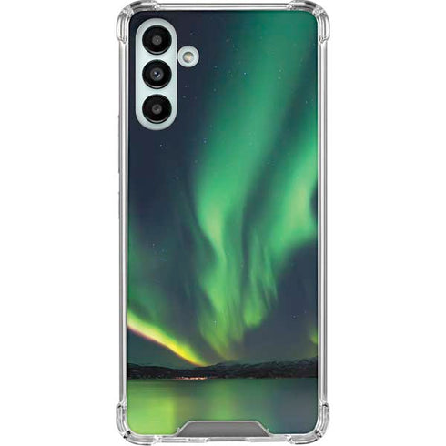 StockTrek Aurora Borealis Over Tjeldsundet in Norway Galaxy A13 5G Clear Case